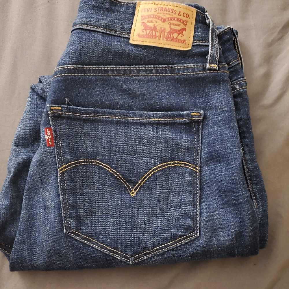 High rise jeans